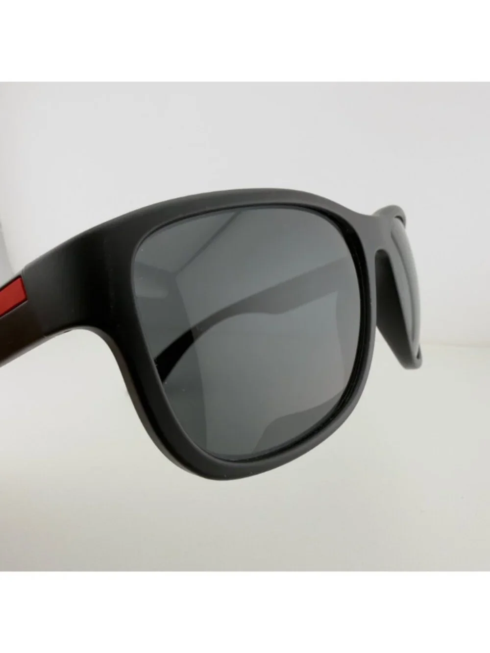 Prada SPS01U Sunglasses Linea Rossa Black Rubber 59 19 145 READ